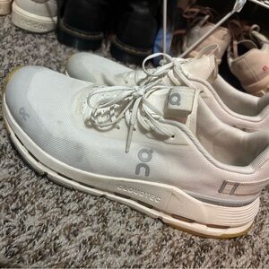 On Women's White Athletic Shoes